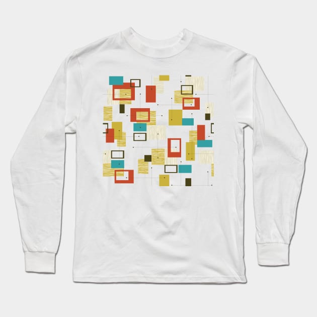 Mid Century Modern 2 Long Sleeve T-Shirt by Makanahele